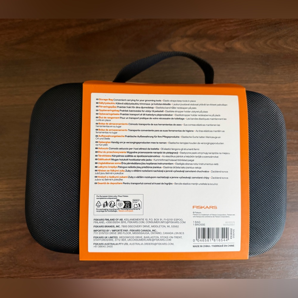New Fiskars Pet Grooming Tool Storage Bag, Organize Brushes, Clippers, Scissors - Picture 2 of 9